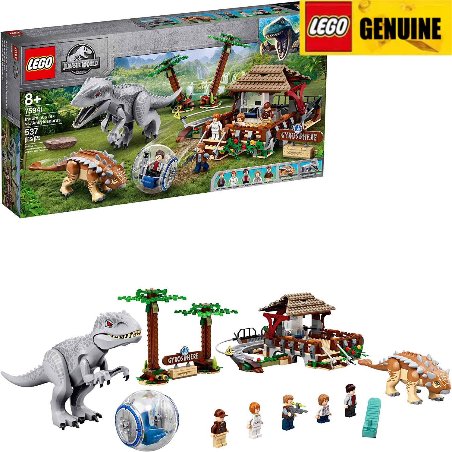 From DenmarkLEGO Jurassic World Dominos and Ankylosaurus in Jurassic ...