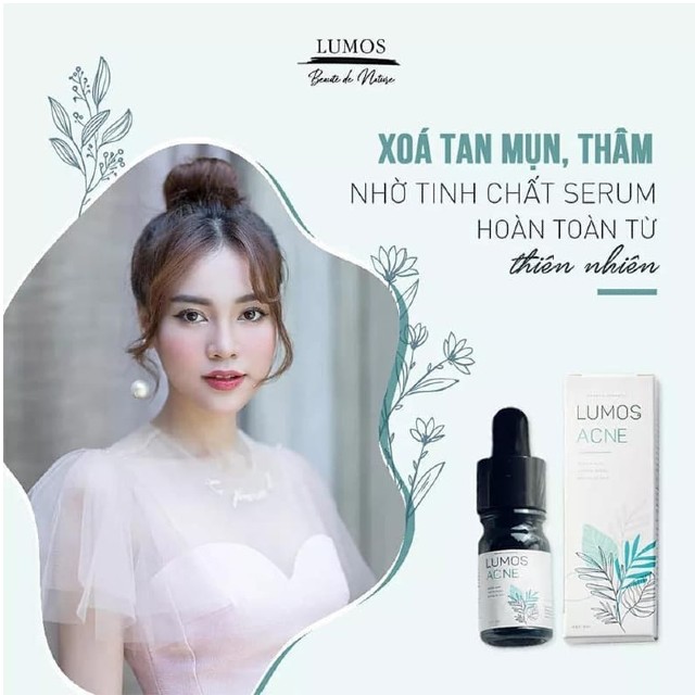 Serum Ngừa Mụn LUMOS ACNE sạch mụn thâm, dưỡng da căng bóng