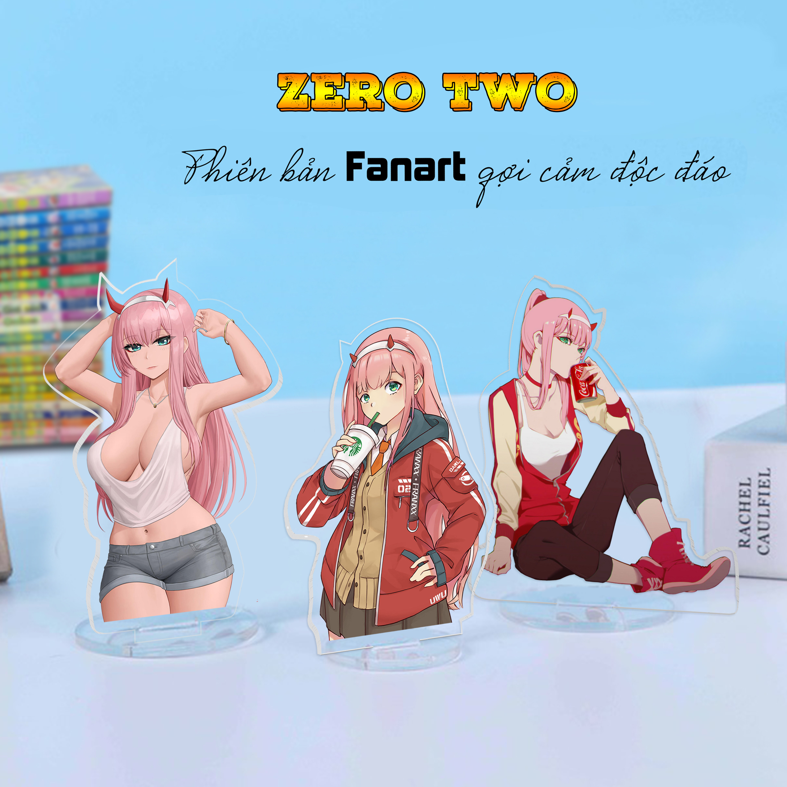 Mô Hình Standee Zero Two Anime Darling In The Franxx In Uv Giá Rẻ |  Lazada.Vn