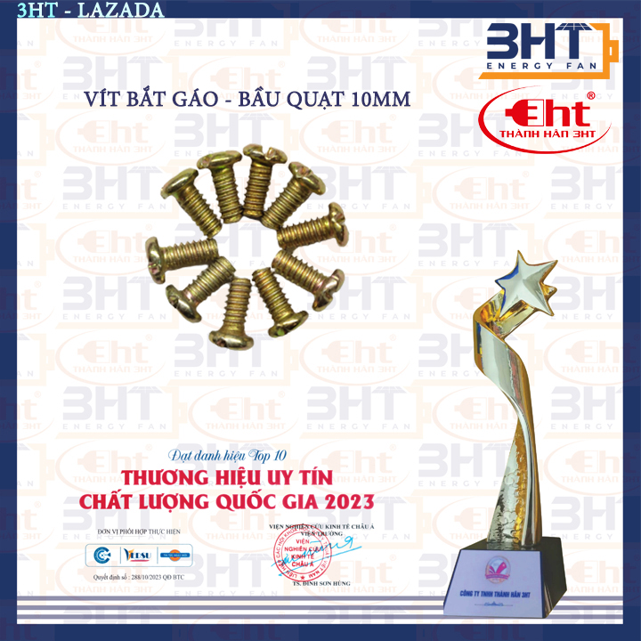 10 con ốc quạt ngắn dài - 3ht
