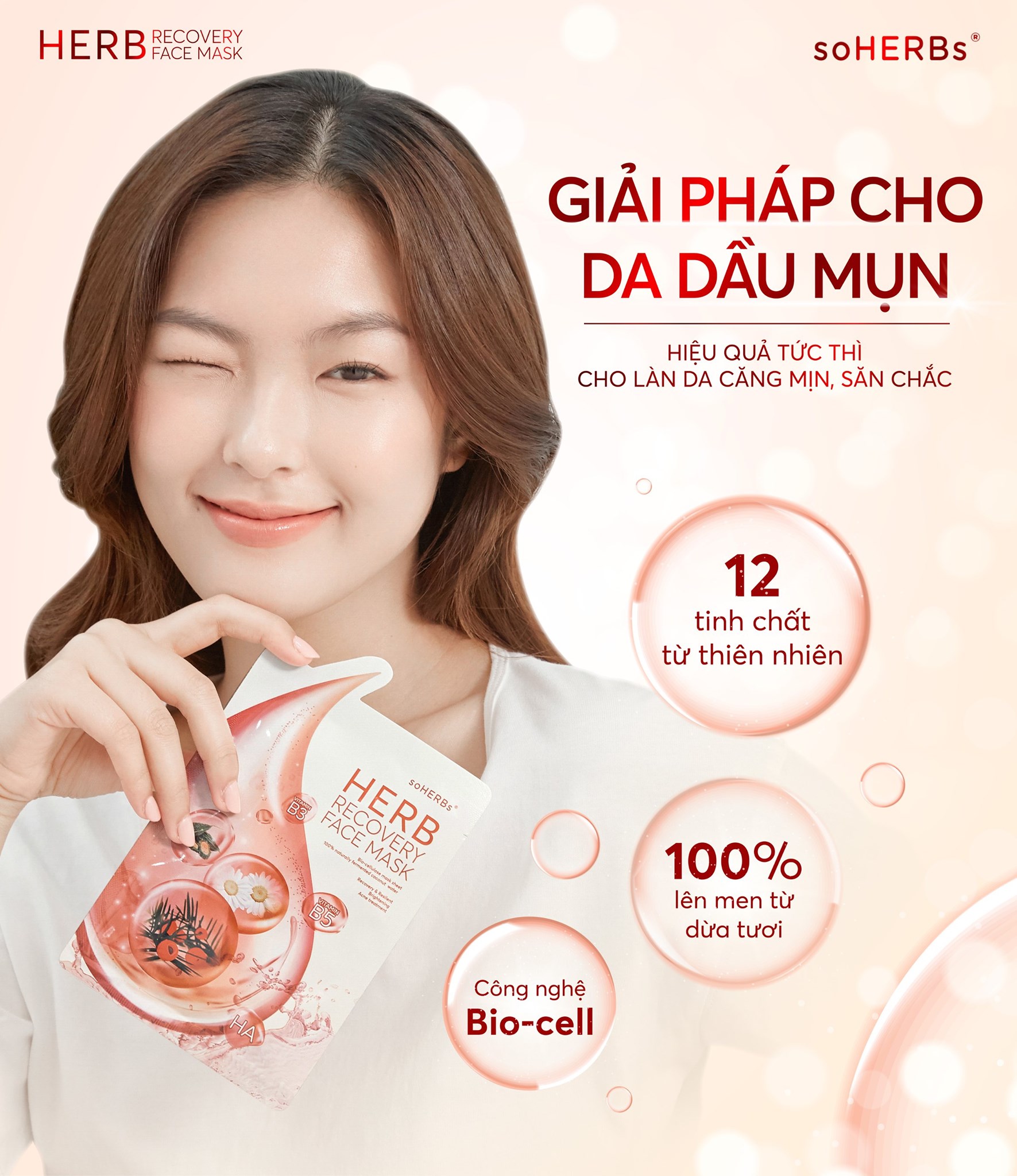 MẶT NẠ SINH HỌC HERB-RECOVERY FACE MASK