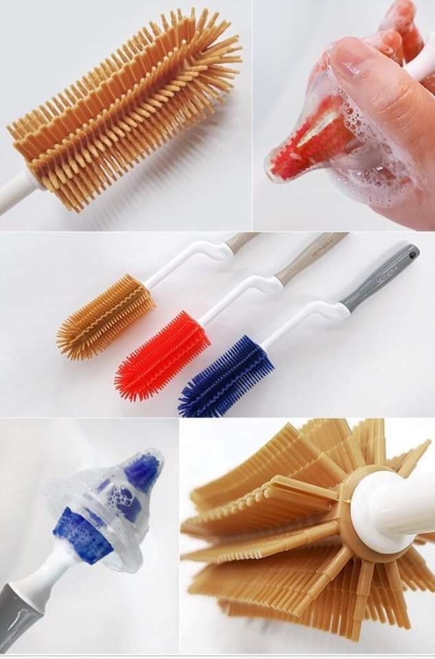 BỘ CHỔI CỌ SILICONE MOTHER-K HÀN QUỐC