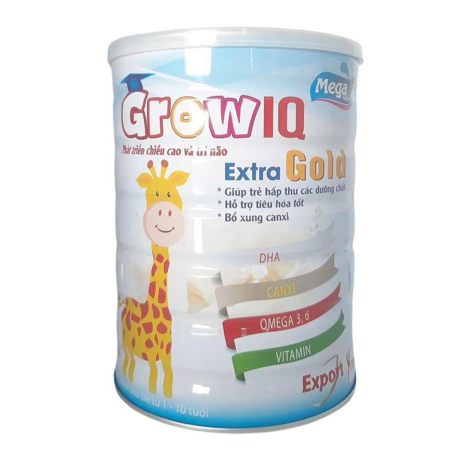 Sữa tăng chiều cao cho bé từ 1 đến 10 tuổi Mega Export lon 900g