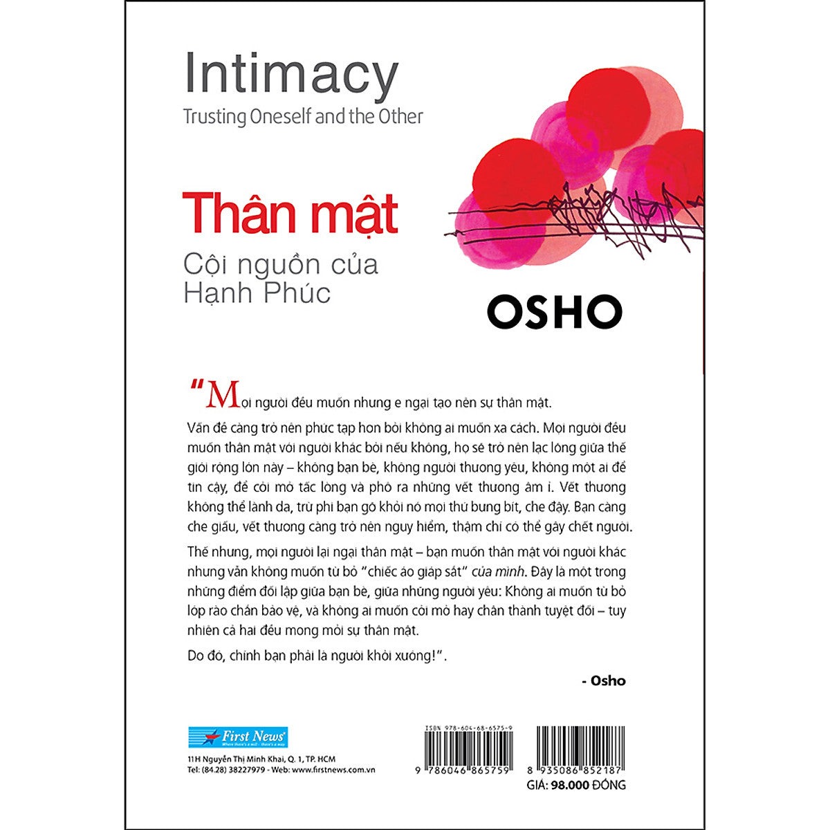 Sách - OSHO Thân Mật Cội Nguồn Của Hạnh Phúc (FN)