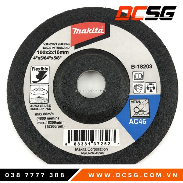 Đá mài (mềm) 100mm MAKITA B-18203 | DCSG