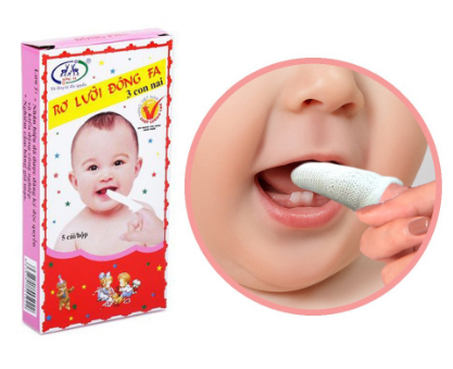 [HCM]Lốc 10 hộp Gạc Rơ Lưỡi Đông Fa Cho Bé