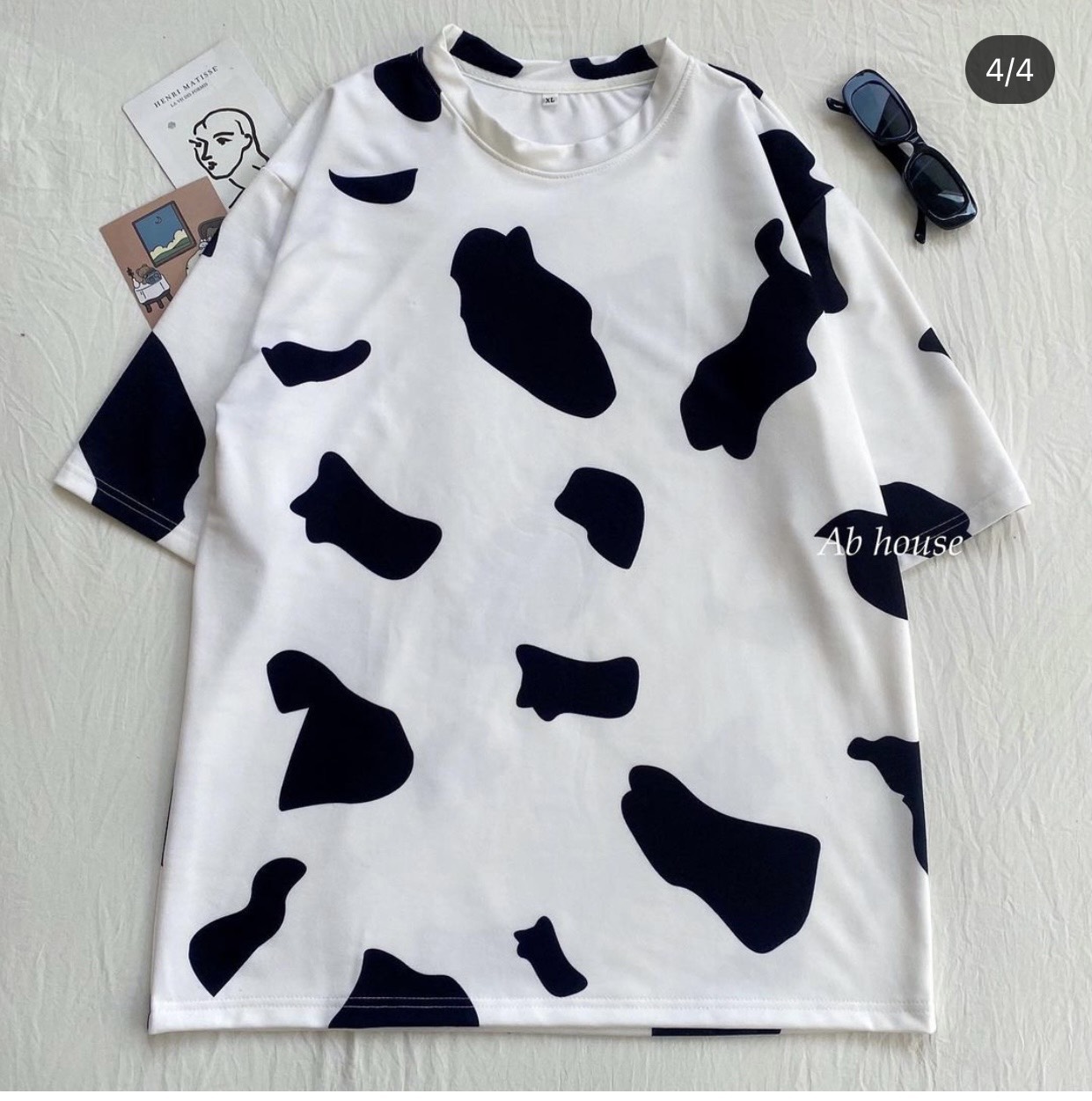 QUẦN LEGGING + TSHIRT BÒ SỮA