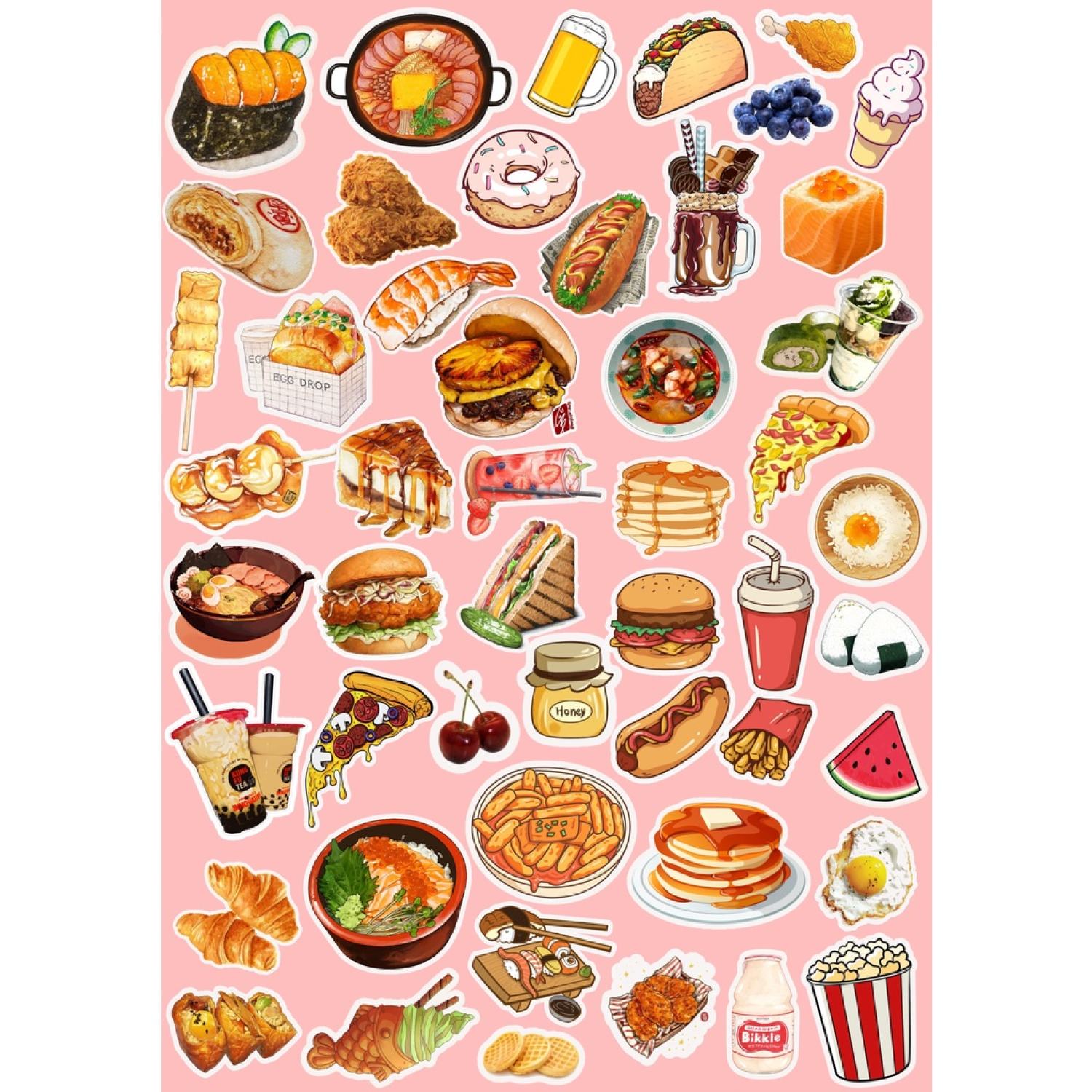 Set 50 hình thức ăn mlem mlem