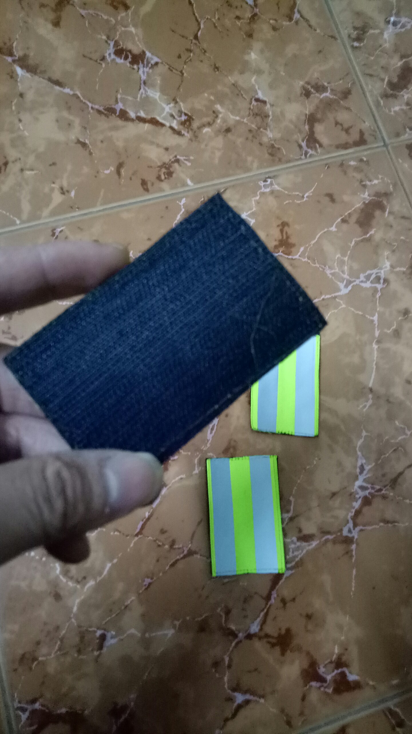 Patch vải phản quang, có nhám dính balo
