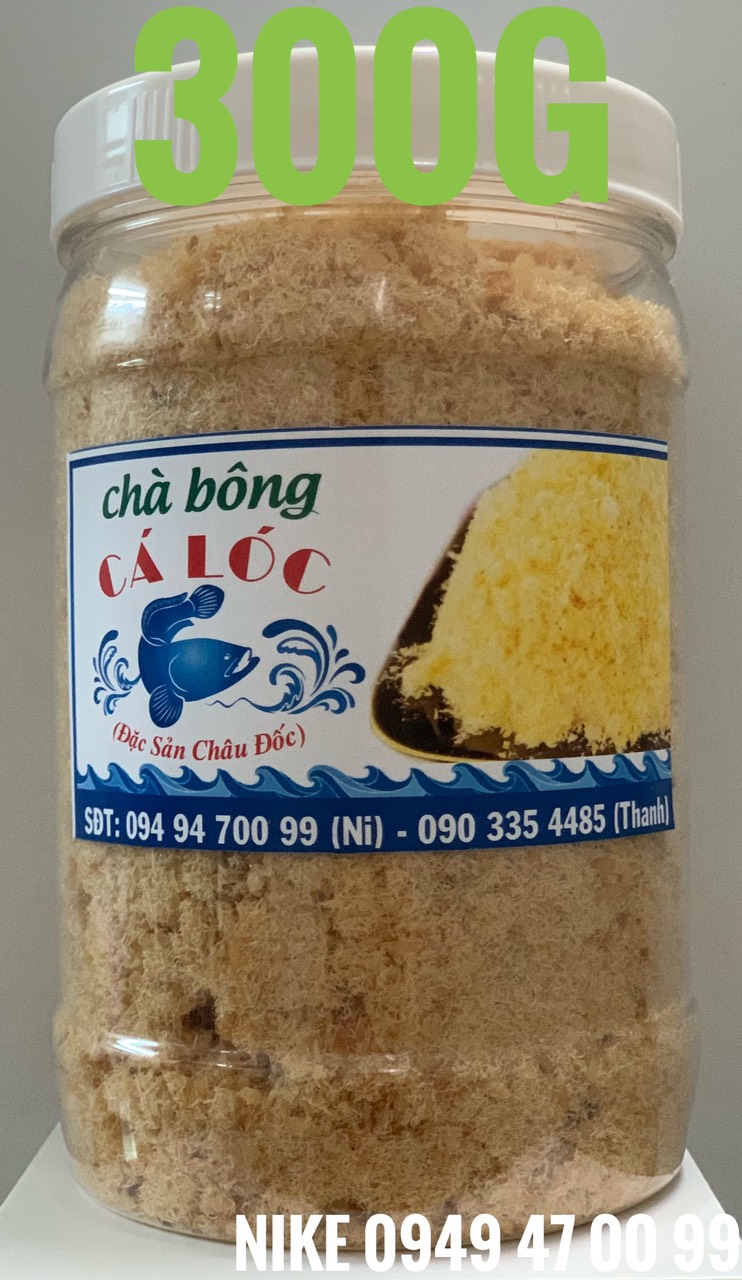 Chà bông cá lóc đặc biệt 300gram