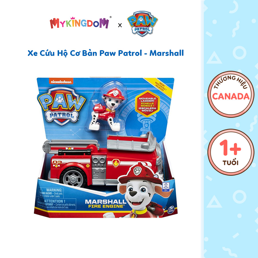 Đồ Chơi PAW PATROL Mô Hình Xe Cứu Hộ Cơ Bản - Marshall