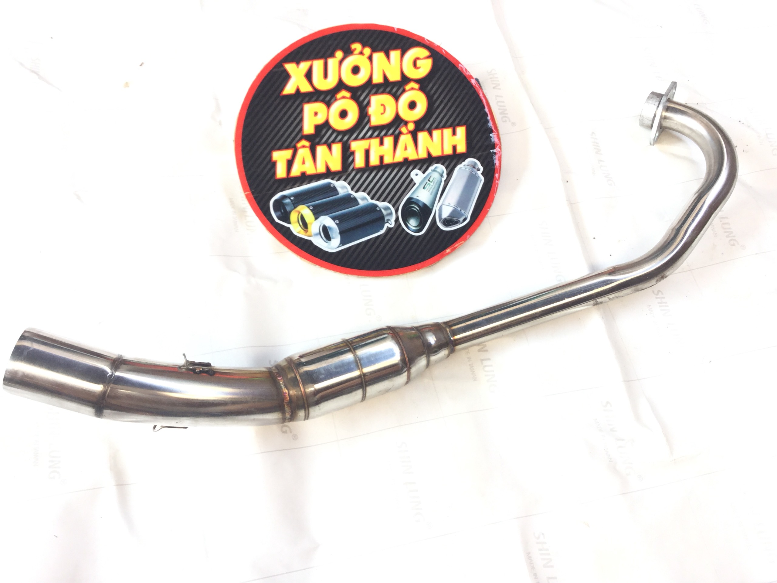 Cổ pô bầu hơi inox gắn lon pô độ cho xe tfx, fz, cbr,...,Sản Phẩm Chất Lượng, Gian Hàng Uy Tín, Giá Cả Cực Tốt, Mua Ngay.