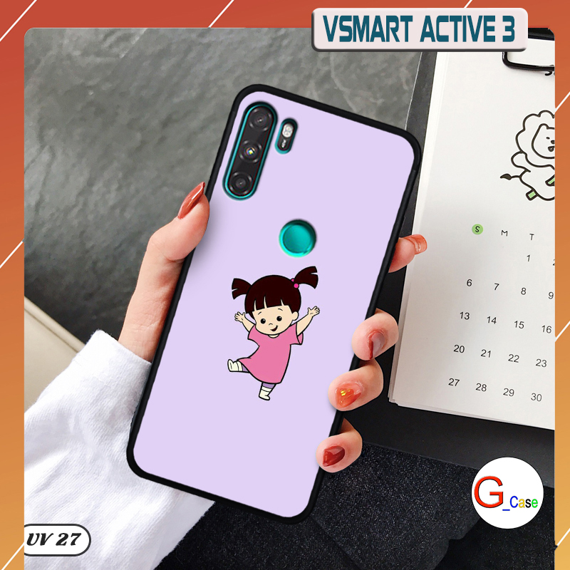 Ốp Vsmart Active 3 lưng nhám -ngộ nghĩnh