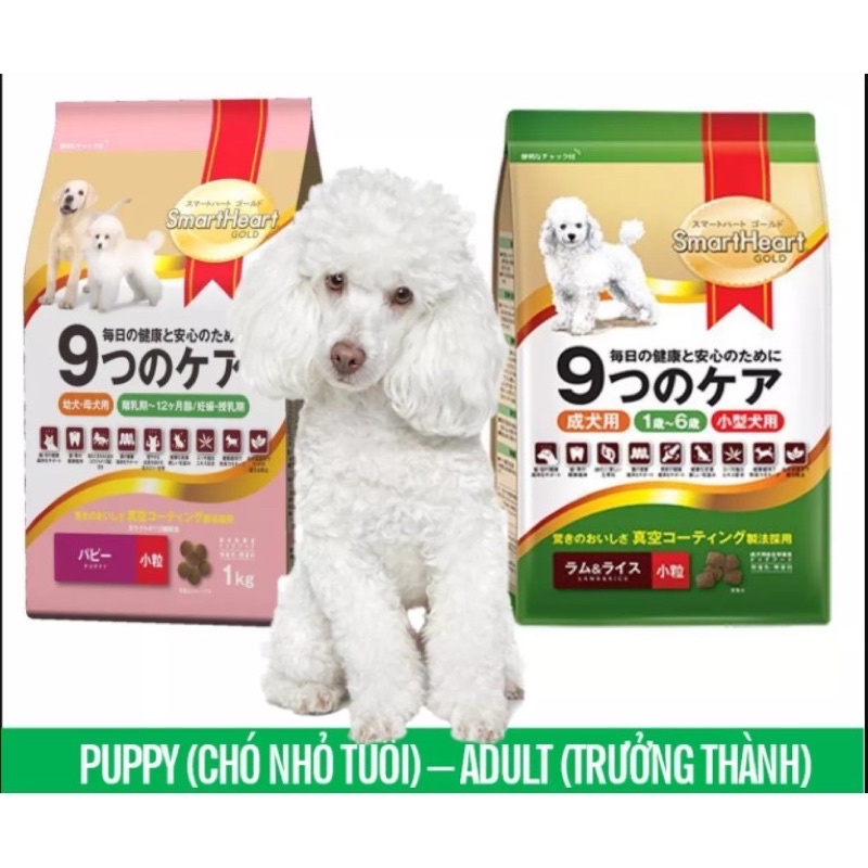 [ 1kg zin ] Hạt Smart Heart Gold Cho Chó Cỡ Nhỏ