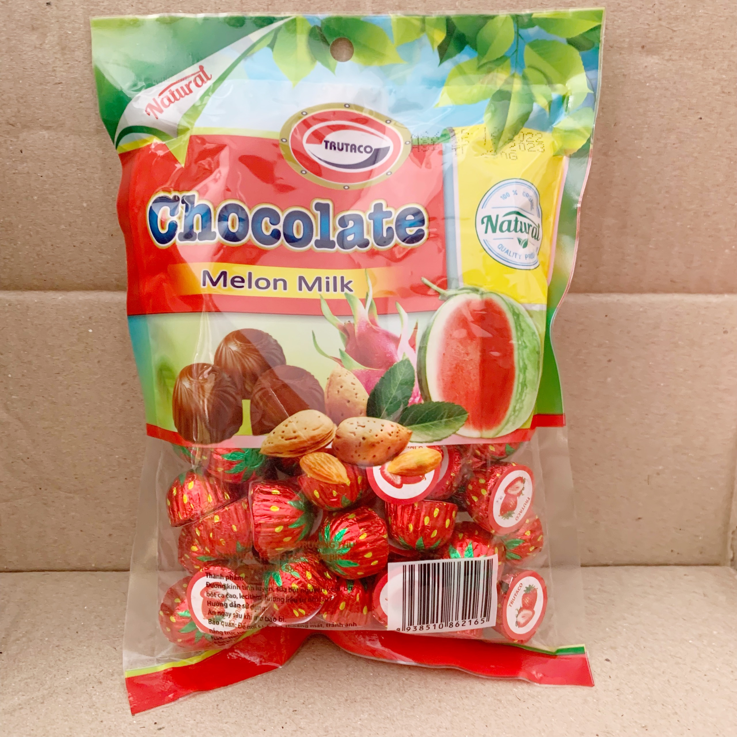Kẹo Socola Dưa Hấu Phú Cường gói 250G