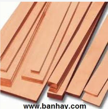 Đồng thanh cái 30x6x1000mm ( cắt 50cm/đoạn cho dễ  vận chuyển )