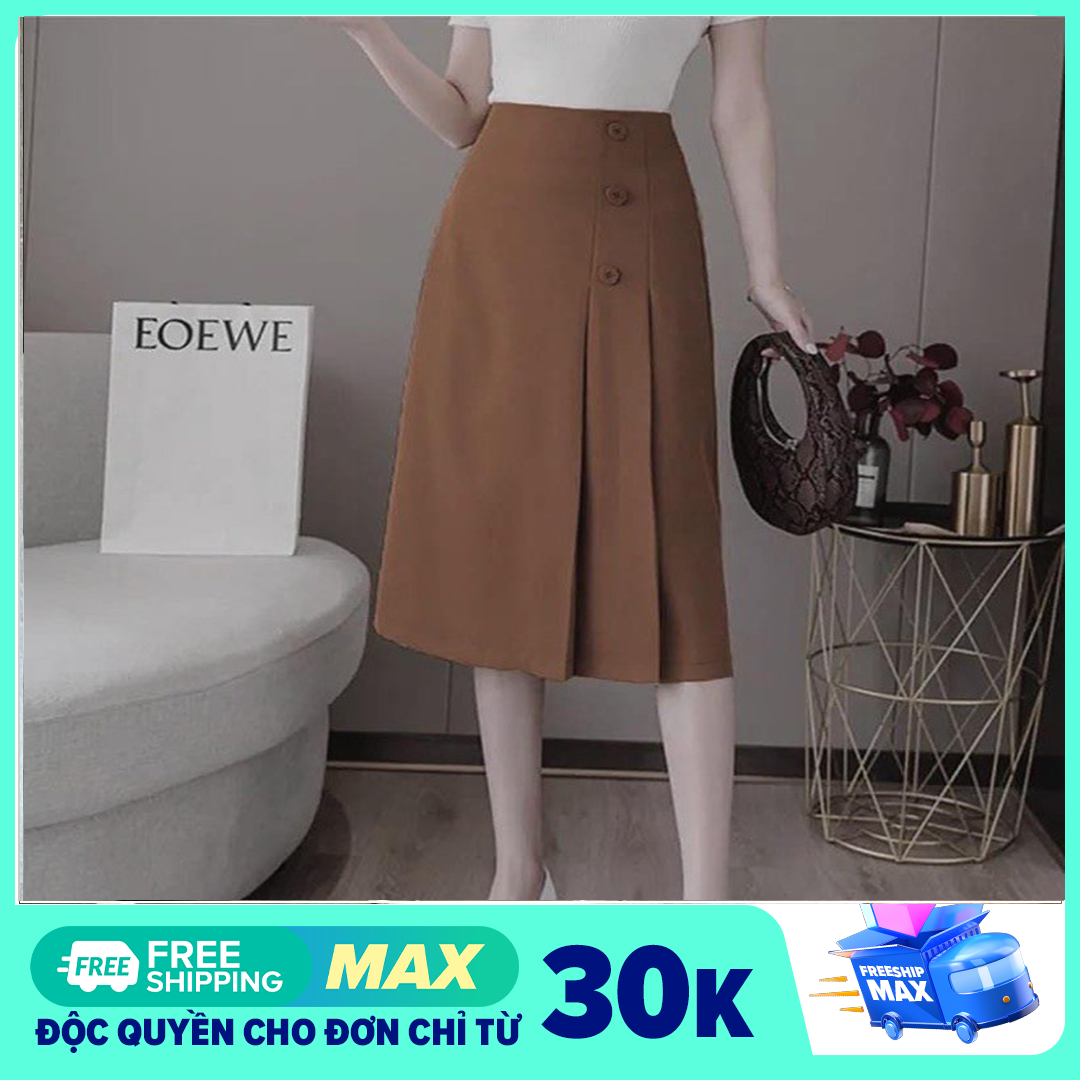 Chân váy xếp ly công sở