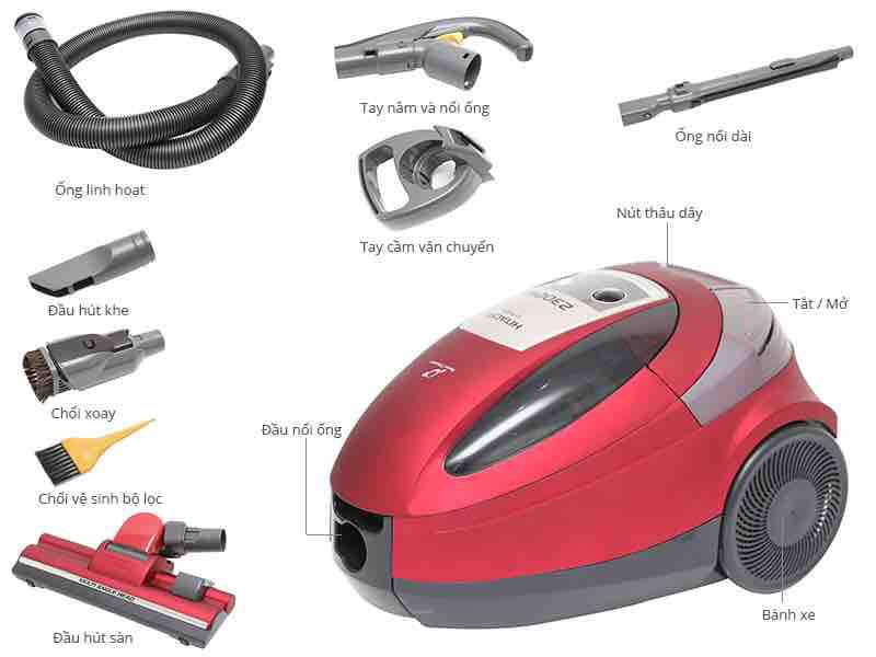Máy huta bụi Hitachi CV-SU23V