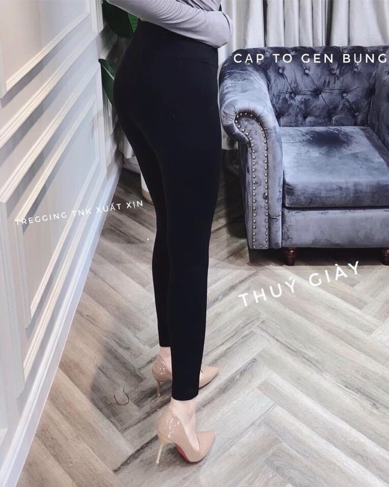 QUẦN LEGGING CHANE L CẠP CAO GEN BỤNG TÔN DÁNG