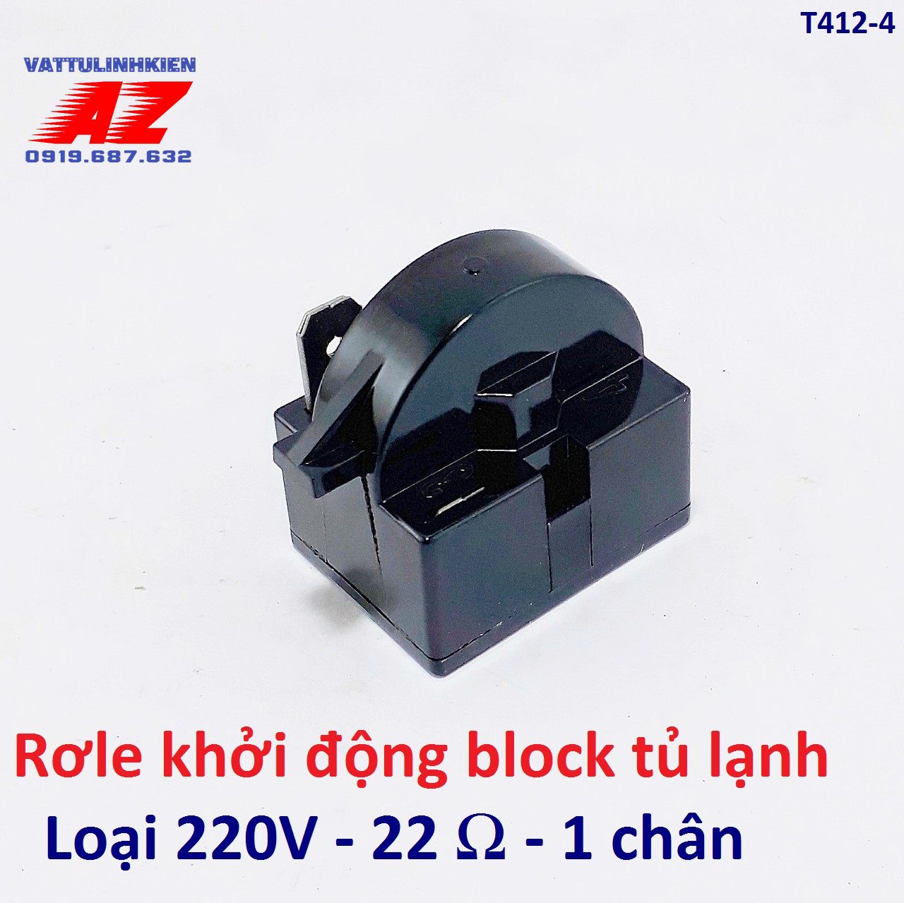 Rơle bán dẫn block tủ lạnh 22ω-33ω-1/6hp loại tốt