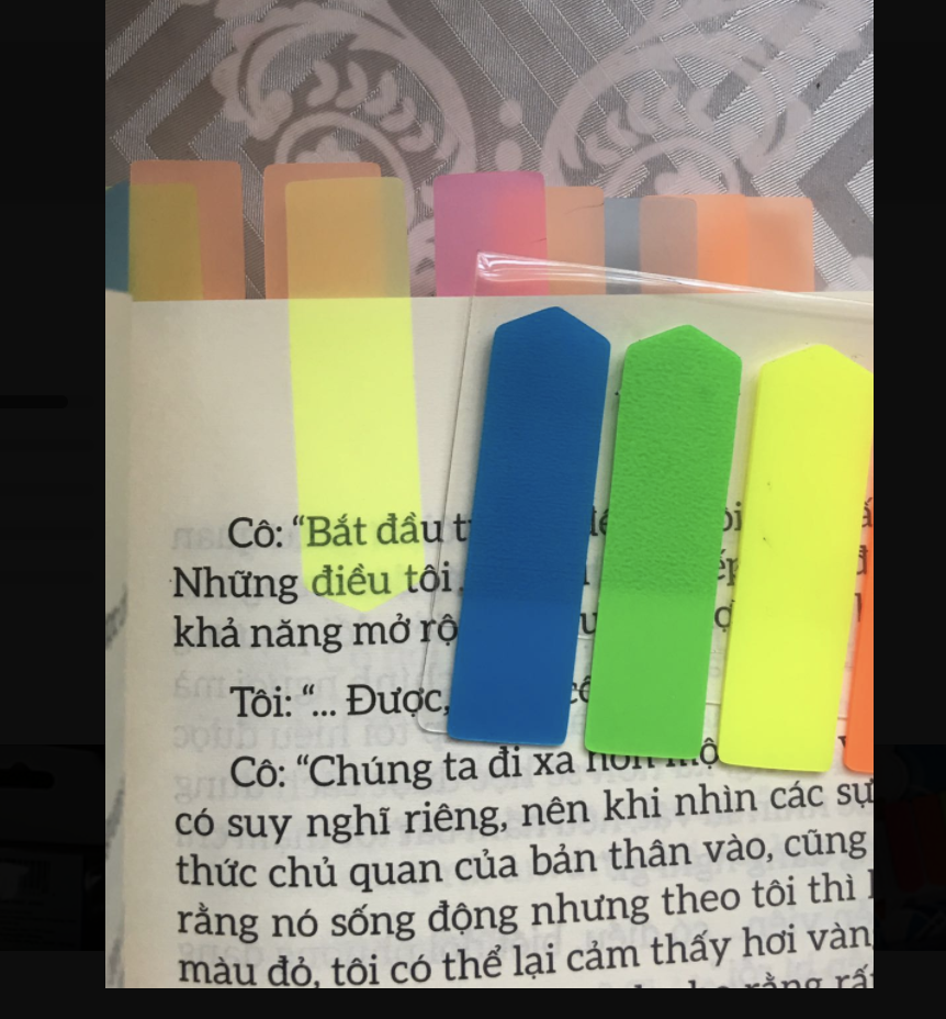 Combo 2 xấp Giấy Đánh Dấu Trang Pronoti 45502 20000