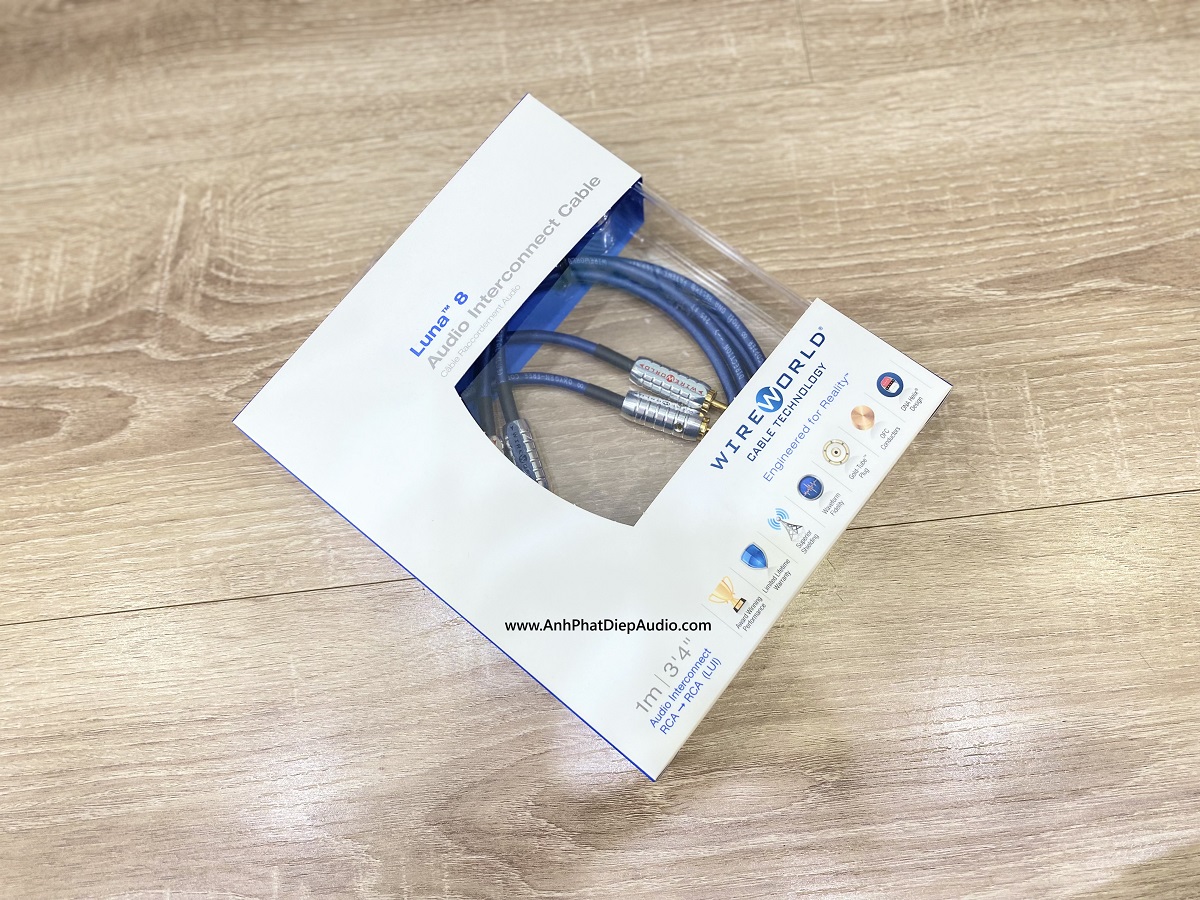 Dây tín hiệu WIREWORLD Luna 8 Interconnect Pair 1M