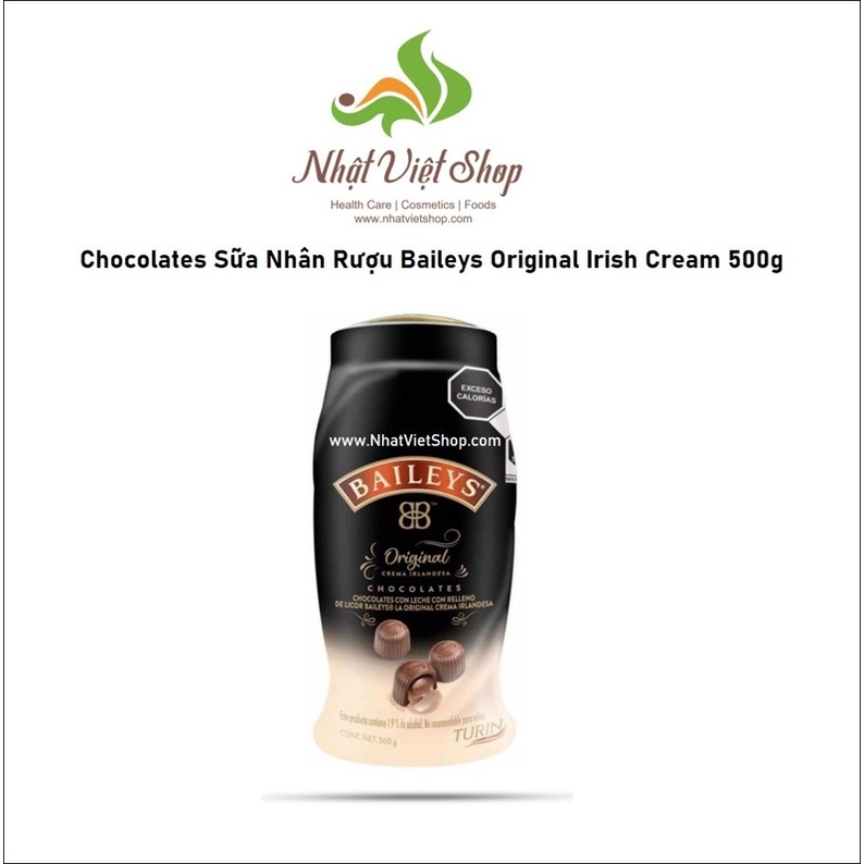 Chocolate Sữa Nhân Ruou Baileys Original Irish Cream 500g