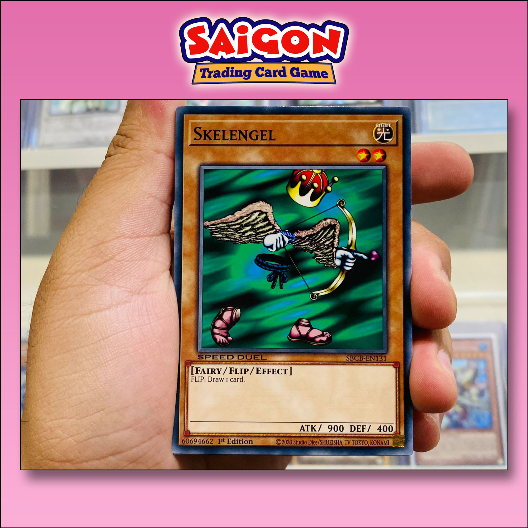 Thẻ bài yugioh mã sbcb-en131 - skelengel - common - 1st edition
