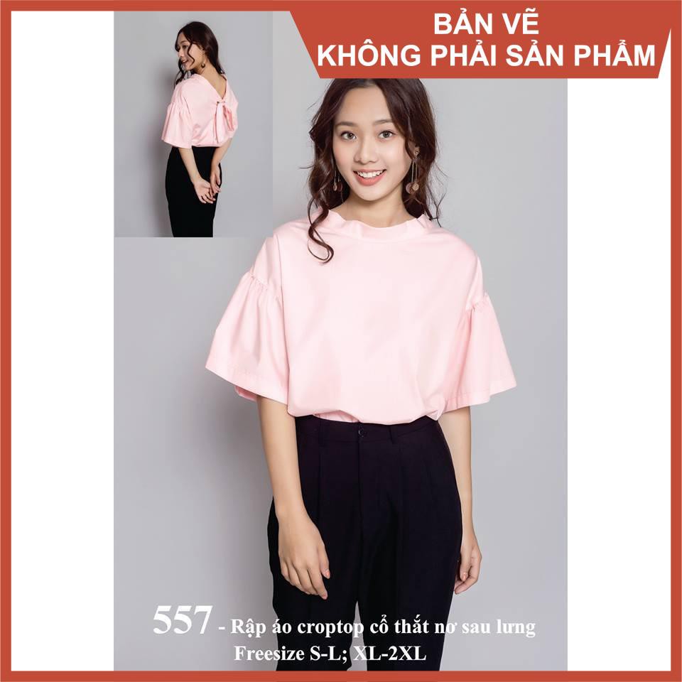 Rập áo kiểu - rập giấy mã 557