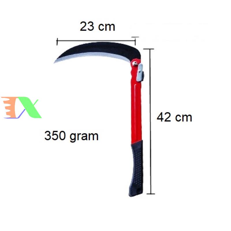 Lưỡi hái, lưỡi liềm cắt cỏ sh-42, dao phát cỏ gấp gọn lưỡi thép sk-5