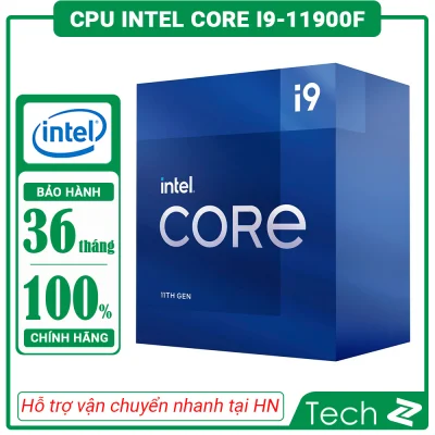CPU Intel Core i9 11900F (2.5GHz turbo up to 5.2Ghz, 8 nhân 16 luồng, 16MB Cache, 65W) Socket Intel LGA 1200