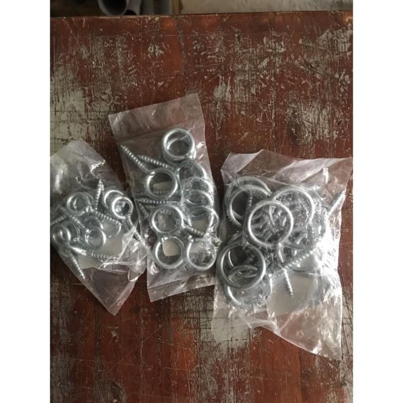[HCM]10 cái Vít khoen hàn tròn treo ( móc ) màng