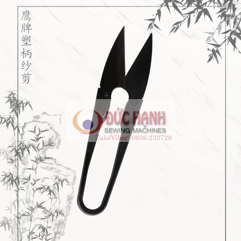 KÉO BẤM CHỈ MÀU ĐEN - CON Ó