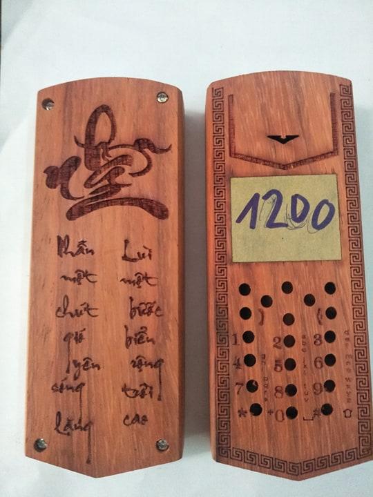 [HCM]Vỏ gỗ cho điện thoại 1200 1209