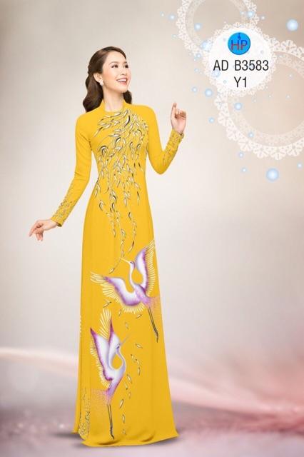 [HCM]Vải áo dài con hạc