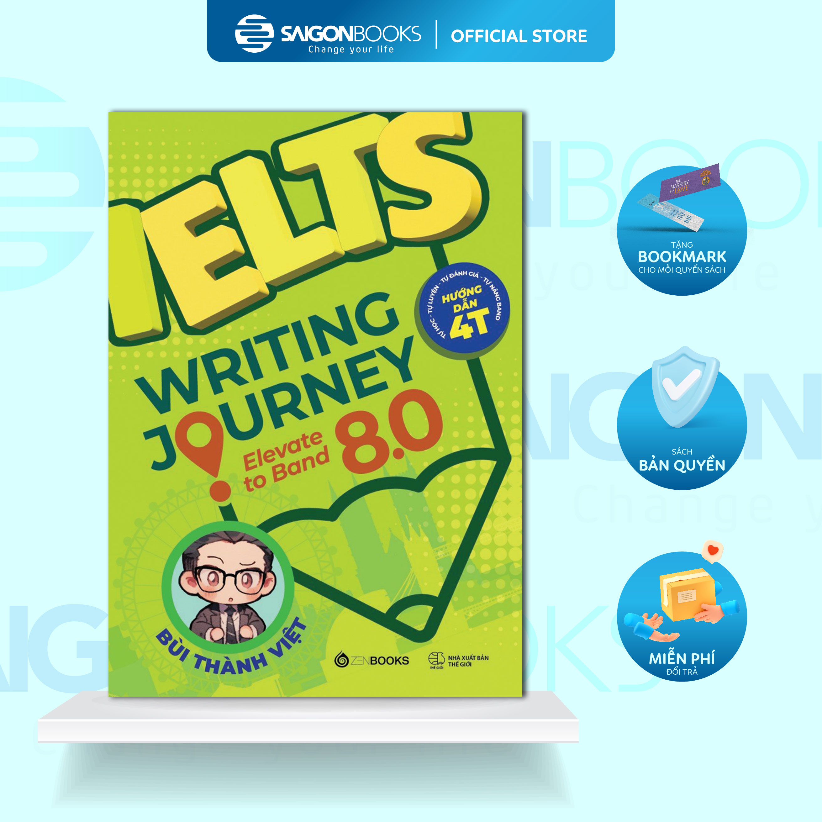 SÁCH - Ielts Writing Journey: ELEVATE TO BAND 8.0