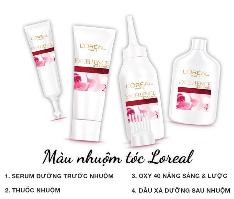 Màu nhuộm tóc Loreal Excellence Cream