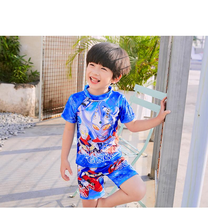 Đồ bơi siêu nhân cho bé trai - kèm nón