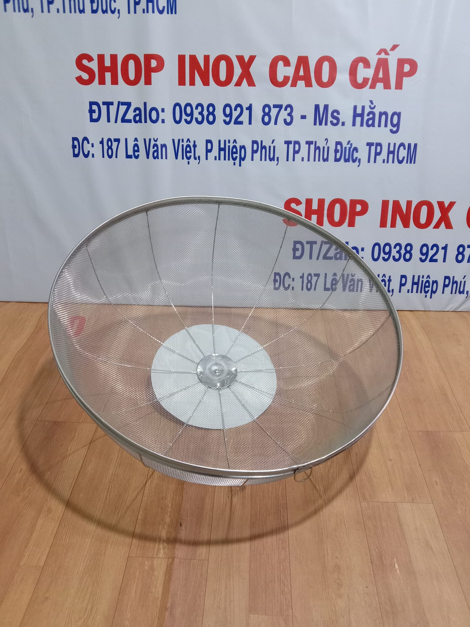 (Q9HCM) - Lồng Bàn Tròn INOX Cao Cấp - Mã: LBĐKP60I -