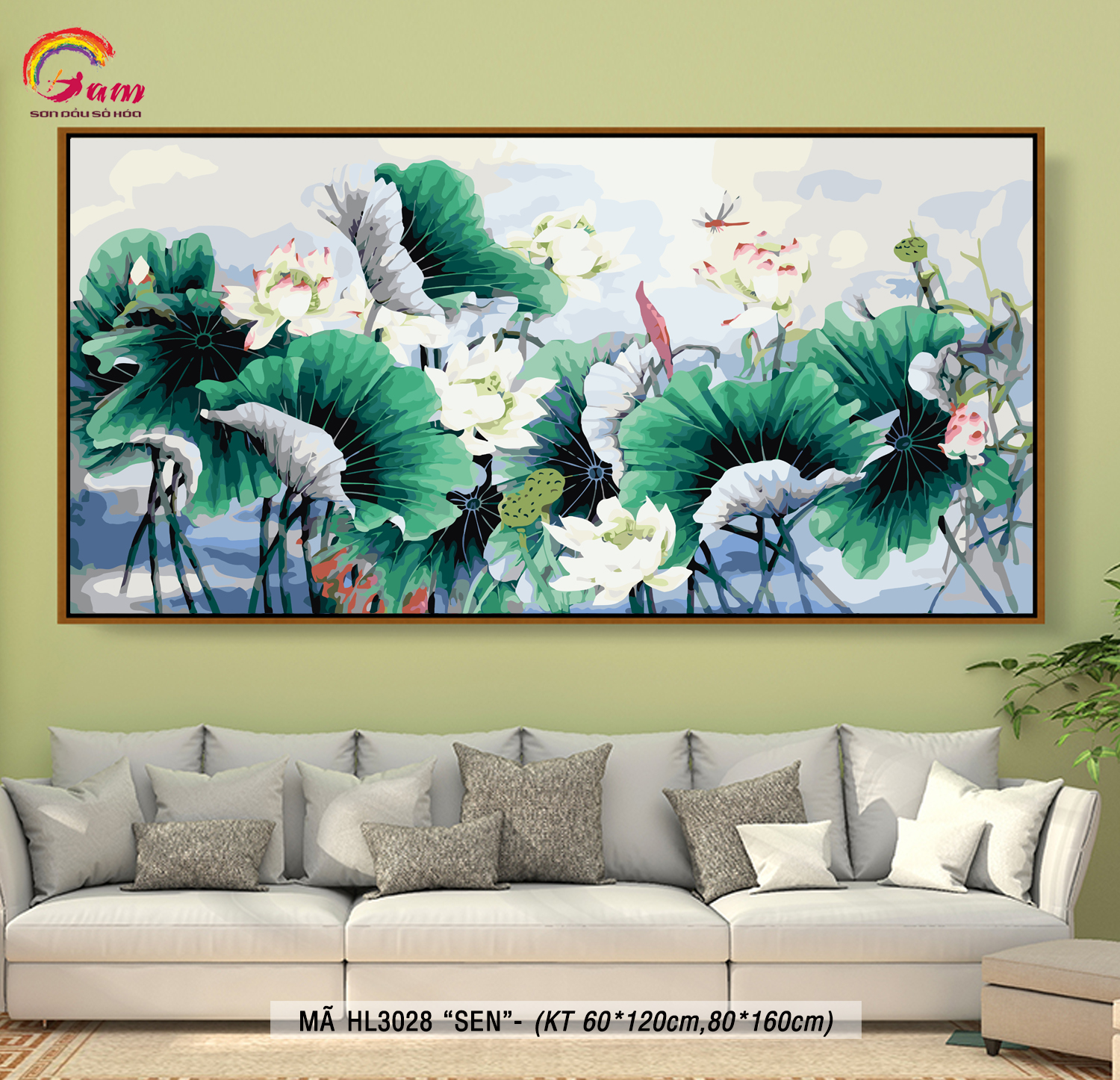 DIY Paint by numbers kit with frame for adults white lotus dress Painting For Wall Decor New Hobby And meaningful gift HL3028