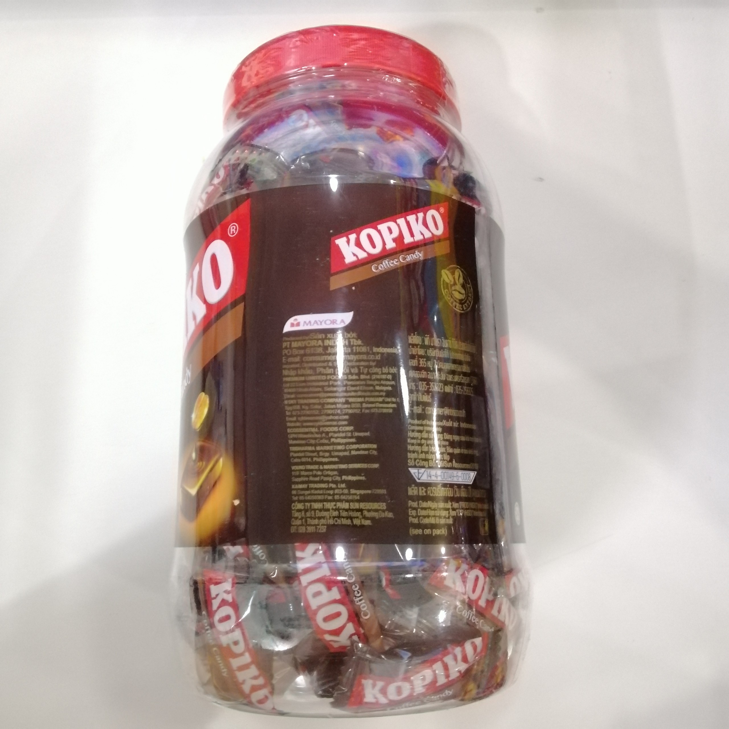 Kẹo Cà Phê Kopiko Coffee Candy (Hủ 560g)
