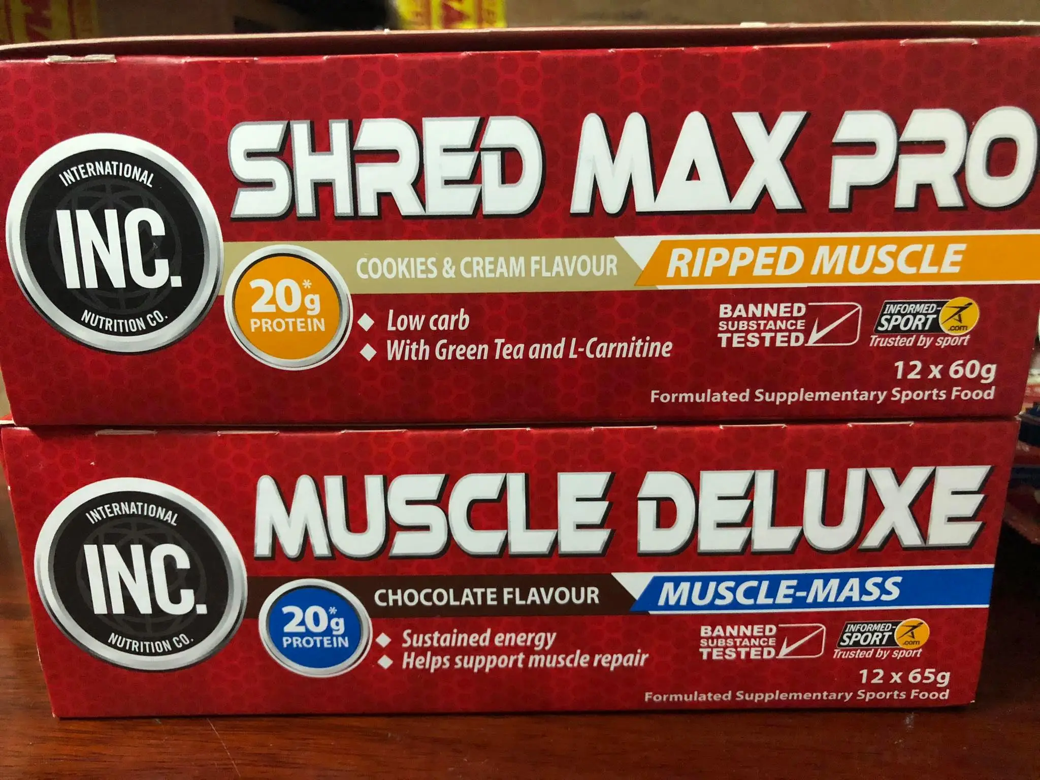 Shred max pro protein bar