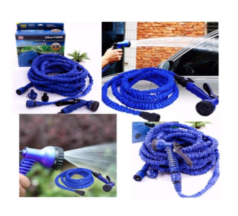 Vòi xịt sân vườn thông minh Magic Hose 15m (Xanh dương)