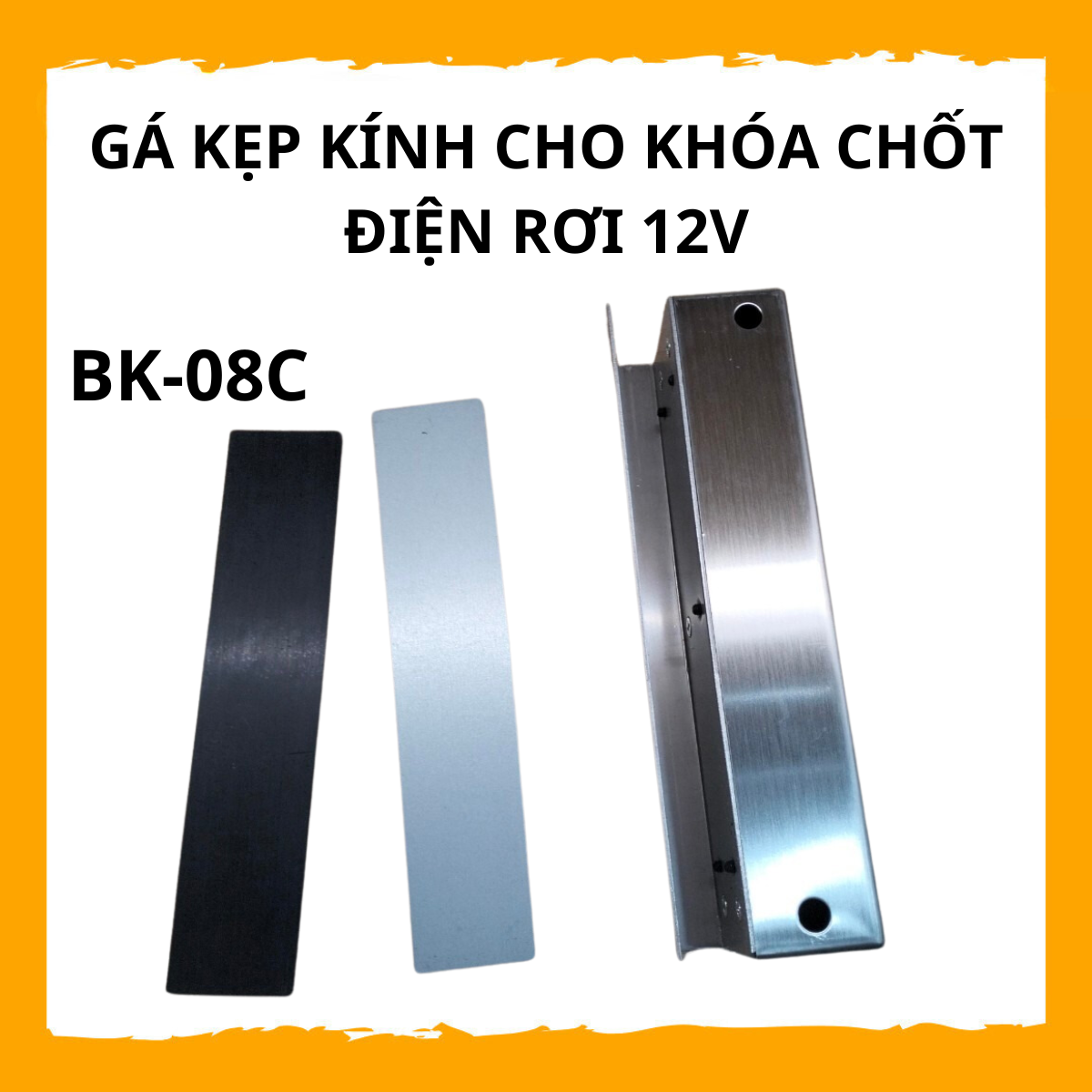 Gá kẹp kính cho khóa chốt điện