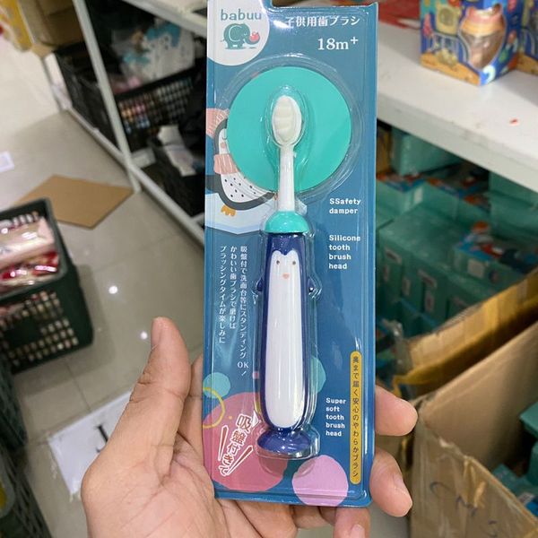 Bàn chải đánh răng trẻ em lông mềm Babuu
