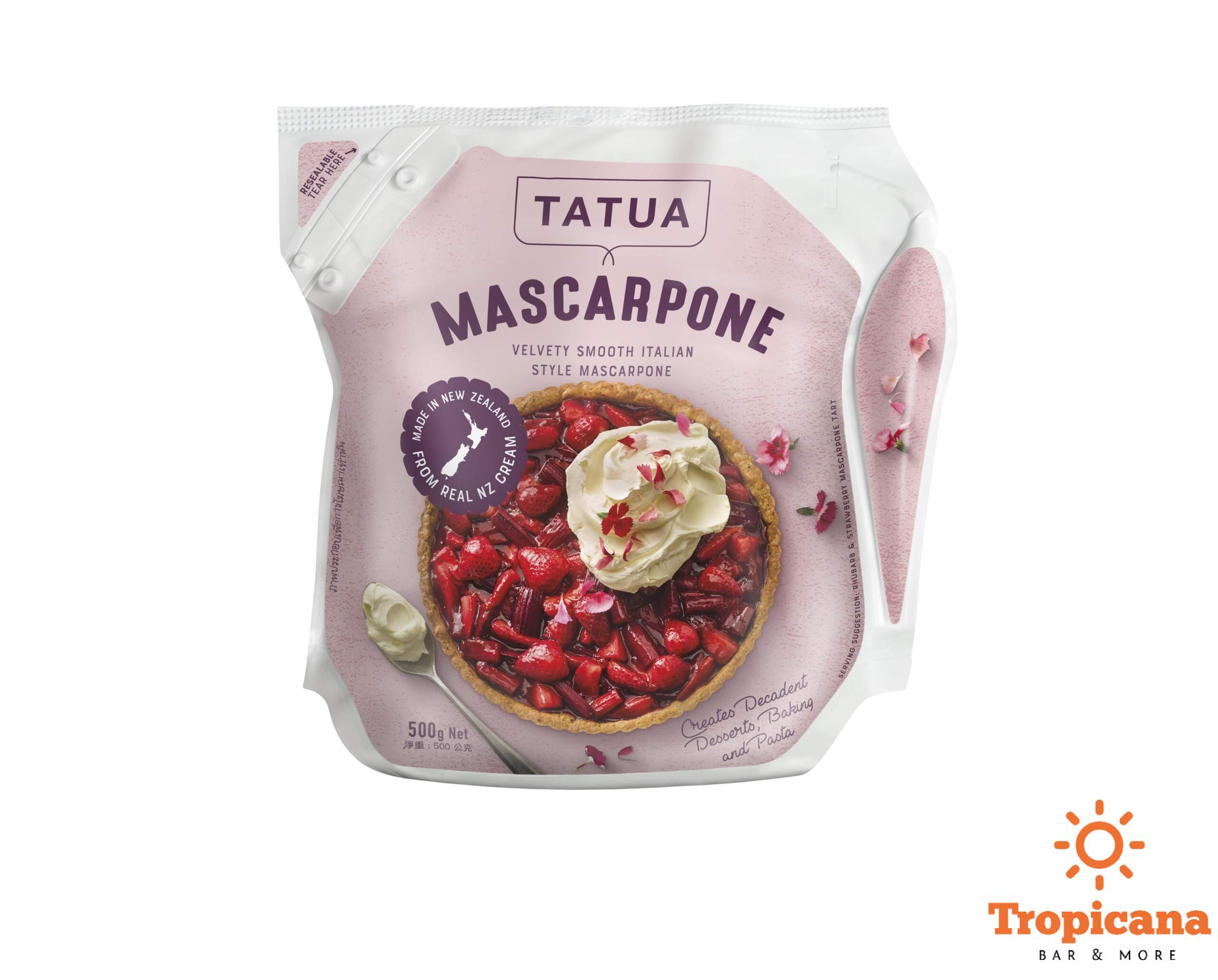 Phô mai Mascarpone cheese - Tatua - Túi 500gr
