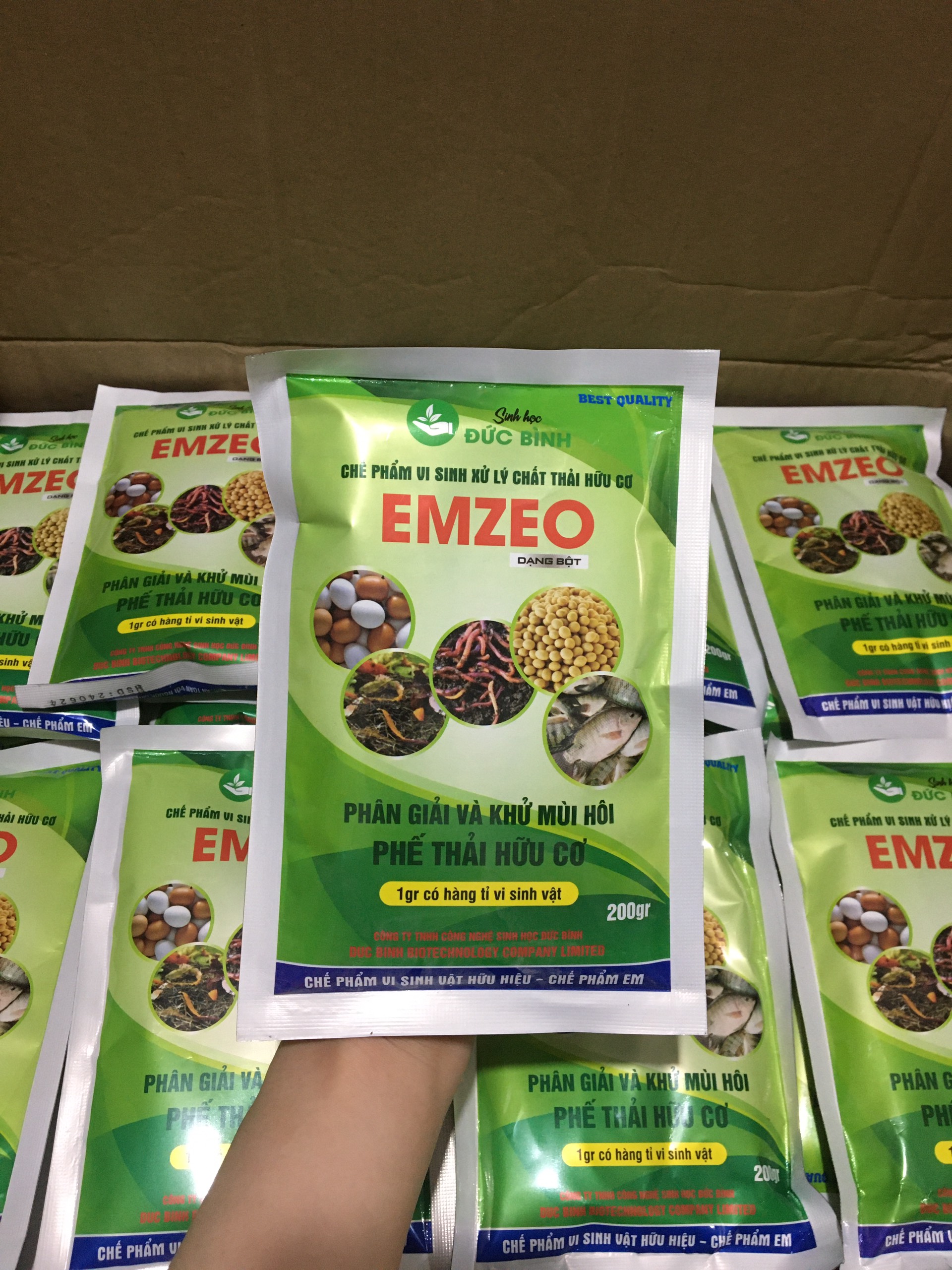 Chế Phẩm EM Gốc Dạng Bột - Chế Phẩm Emzeo