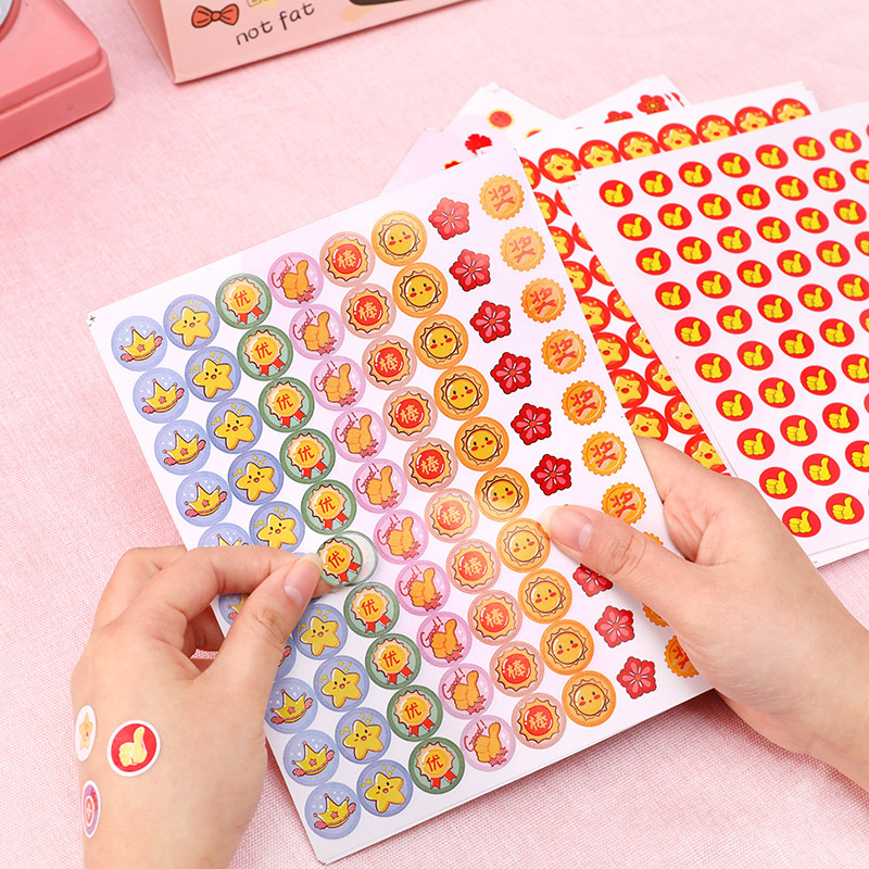 Bộ 10 sticker dán Like cup vàng ngôi sao