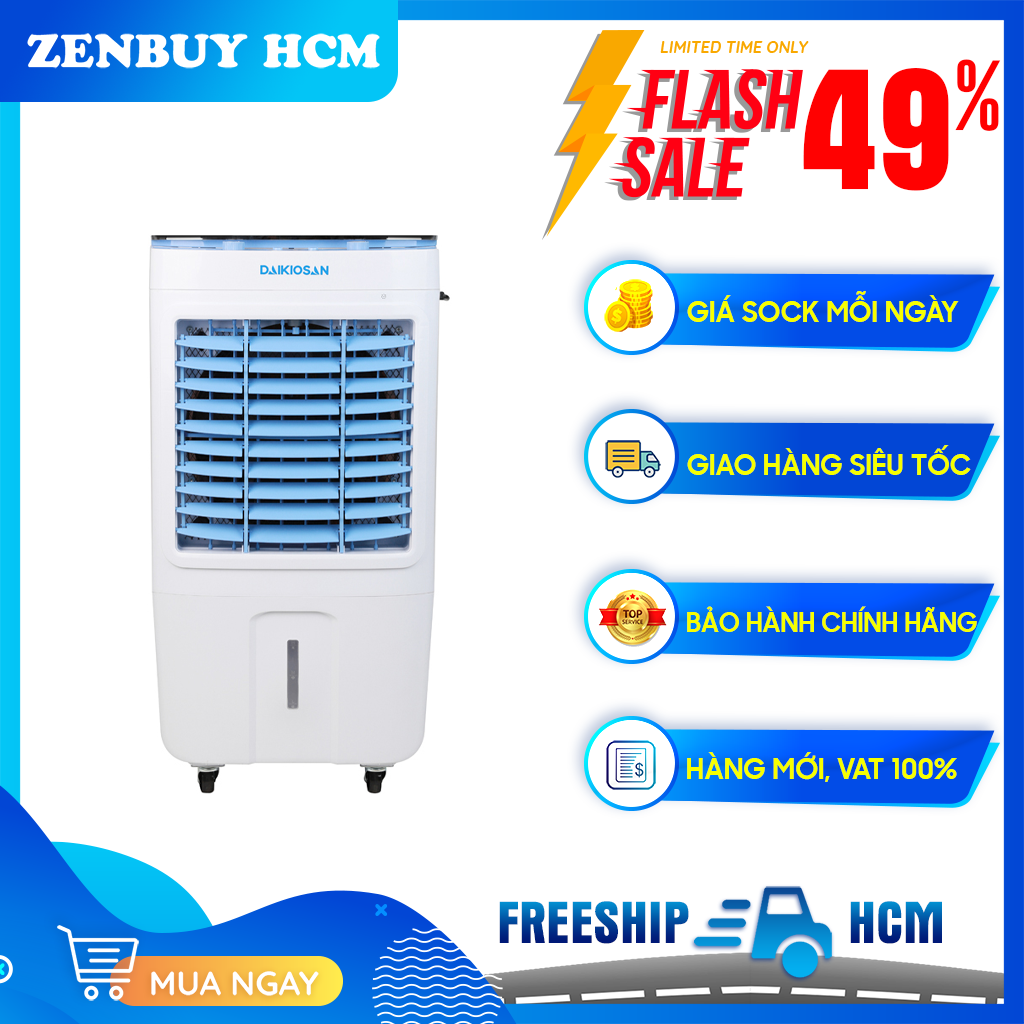 [Trả góp 0%]Máy làm mát không khí Daikiosan DKA-03500C