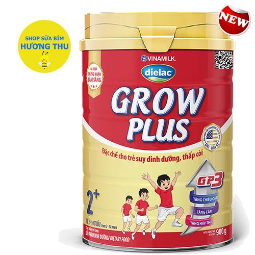 Sữa bột Vinamilk Dielac Grow Plus 2+ Lon Đỏ 900g (dành cho bé từ 2 - 10 tuổi)